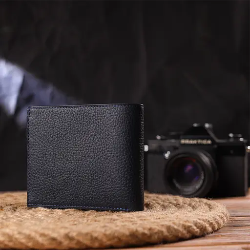 Чоловічий шкіряний гаманець Canpellini 11.5х9.8х1 см acs0025034 - фото 7