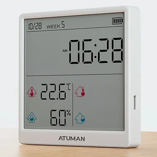 Датчик температури та вологості (метеостанція) Xiaomi Duka ATuMan TH3 - фото 3