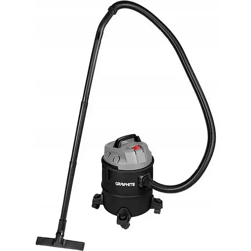 Пылесос профессиональный Graphite 1200 Вт 18 кПа контейнер 20 л колеса