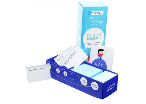 Настольная игра English Student Карточки для изучения английского языка English Student Idioms (укр.) (591225923) - фото 5