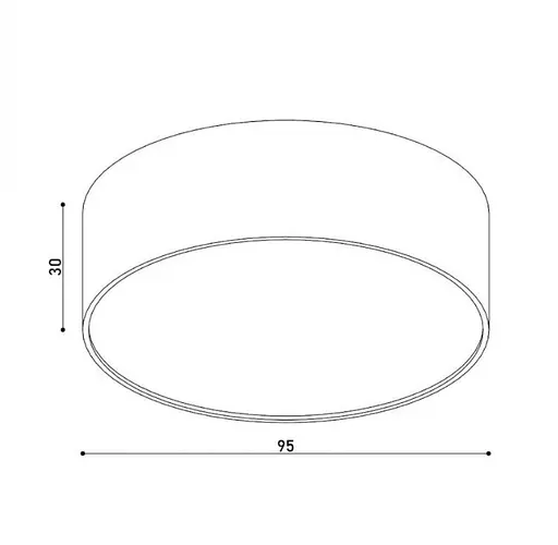 Світильник точковий KLOODI KD-ROY95 12W 4К IP44 WH - фото 2