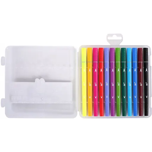 Фломастери двосторонні Yes Miffy 12 кольорів (650595) - фото 2