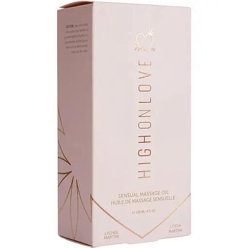 Масажна олія HighOnLove Massage Oil - Lychee Martini (120 мл) - фото 3