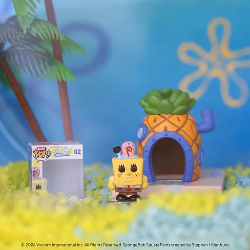 Набор фигурок Bitty Pop! Town серии Губка Боб Квадратные Штаны – Губка Боб и его дом (83638) - фото 4