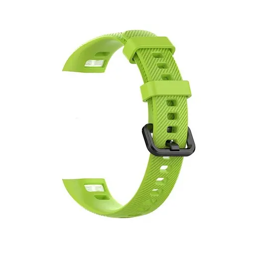 Ремінець для фітнес-браслета MIIQNUS для Honor Band 4 і 5 світло зелений - фото 4