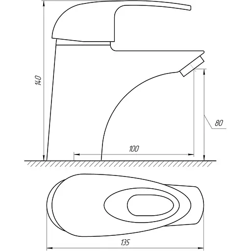 Змішувач для раковини Globus Lux Smart GLSM-0101 - фото 4