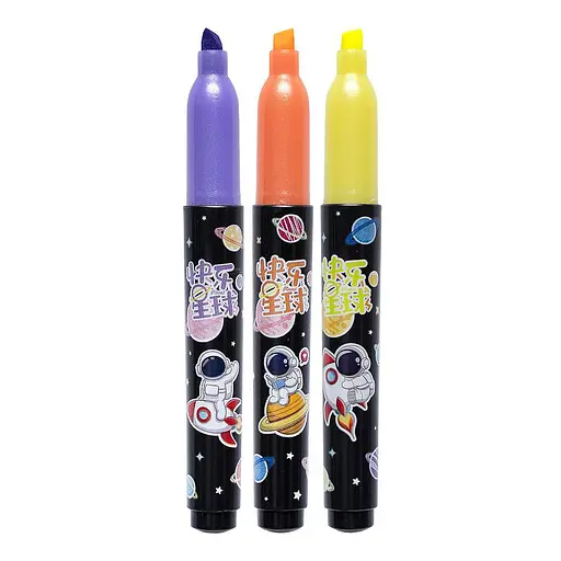 Набір фломастерів "Космос" Bambi H609-6, 6 кольорів - фото 2