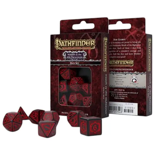 Набір кубиків Pathfinder Wrath of the Righteous Dice Set , 7 шт. (SPAT10) - фото 1