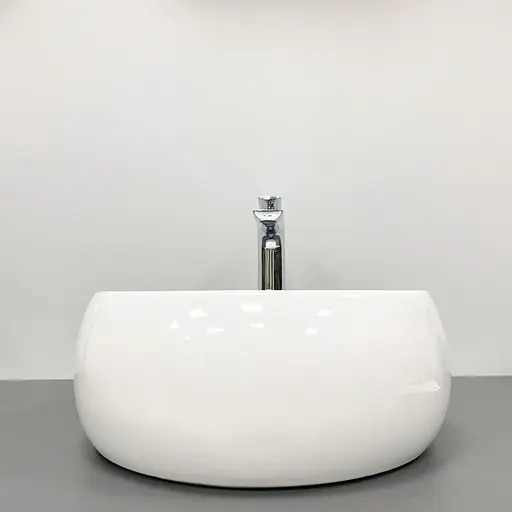 Умивальник VBI Laterza white накладний VBI-015801, Білий - фото 6