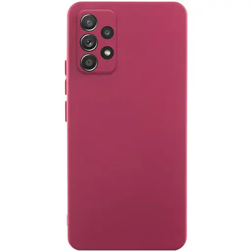 Чохол TPU Getman Liquid Silk Full Camera для Samsung Galaxy A52 4G / A52 5G / A52s Бордовий / Marsala