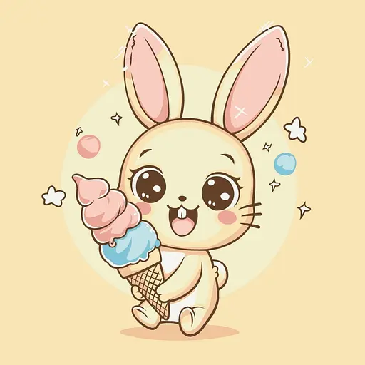 Картина по номерам "Сладкий день зайчика" Art Craft 15617-AC 30х30 см - фото 1