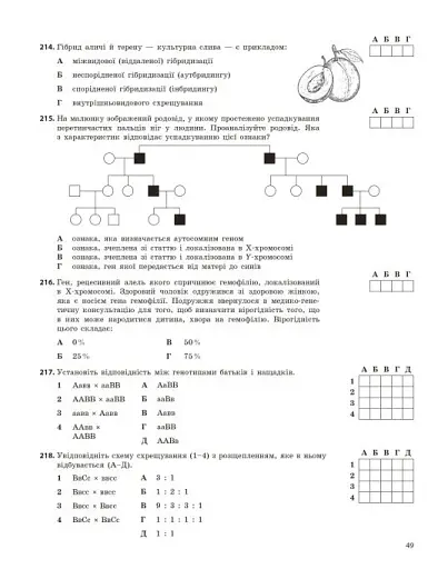 НМТ 2026. Біологія. Тестовий зошит - фото 5