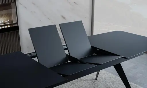 Стол раскладной Barcelona 2000/2750x1000x770 черный - фото 3