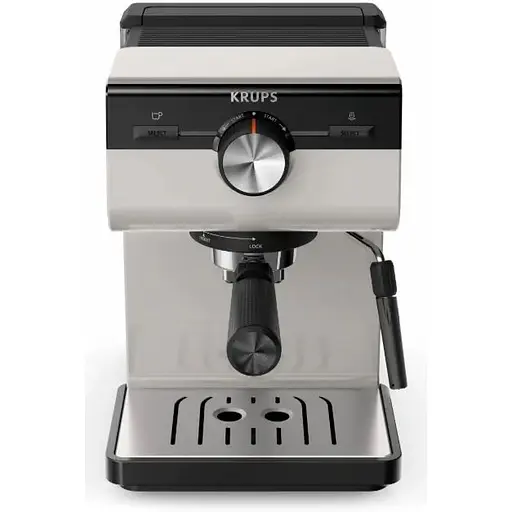 Кофеварка эспрессо Krups XP381810 OPIO GREY (7076116) - фото 1
