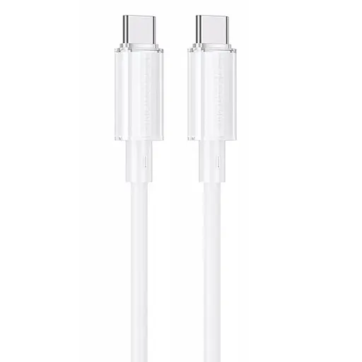 Дата кабель Borofone BX112 Lemon Type-C to Type-C 60W (1m) White
