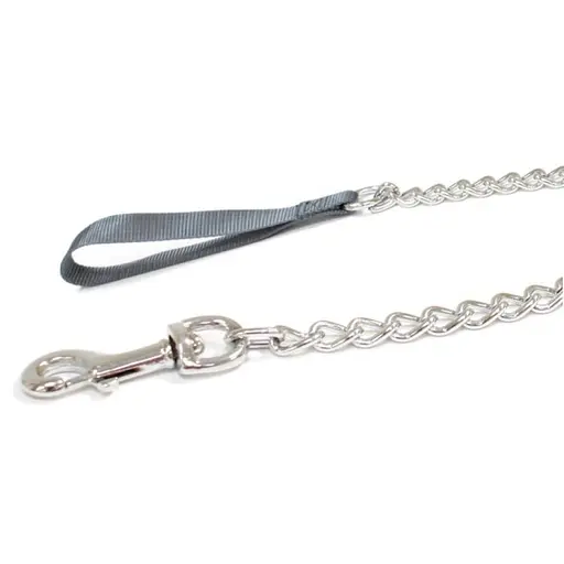 Повідець-ланцюжок Croci нейлон 1.1 м х 2 мм чорний