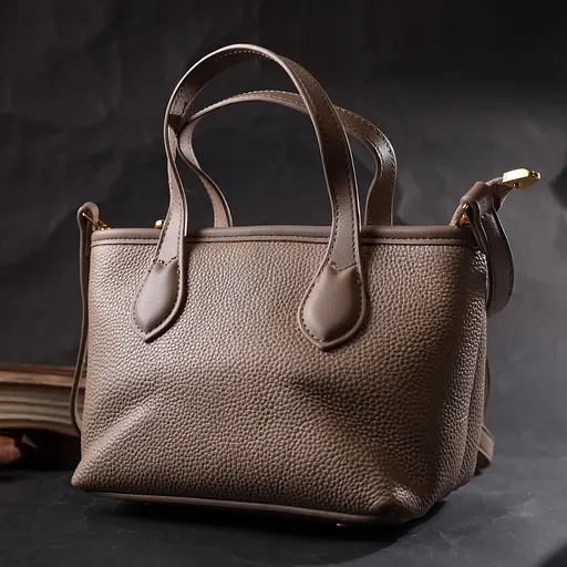 Женская сумка Vintage с двумя ручками из натуральной кожи 19х14.5х12 см sum0028988 - фото 10