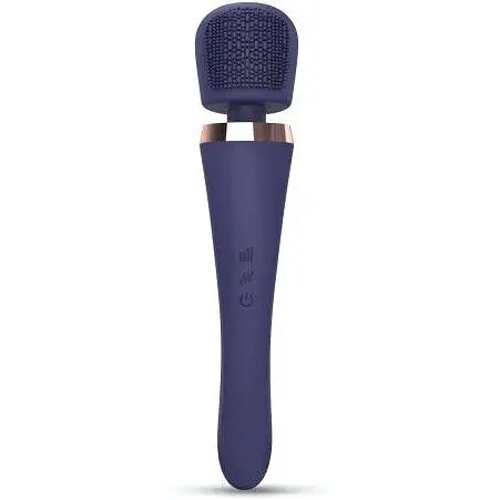 Вібромасажер із силіконовою щіточкою Love to Love Brush Crush - Midnight Indigo - фото 2