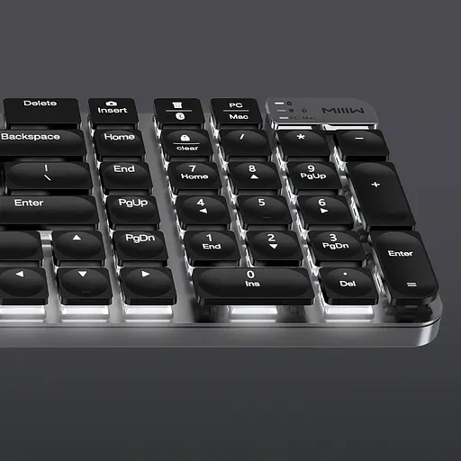 Клавиатура беспроводная механическая Xiaomi MiiiW K10 Ultra-Slim PRO (MWWMKP01) - фото 5