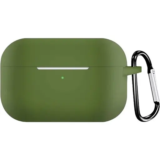 Чохол-накладка DK Apple AirPods Pro | Silicone Candy Friendly з карабіном (virid)