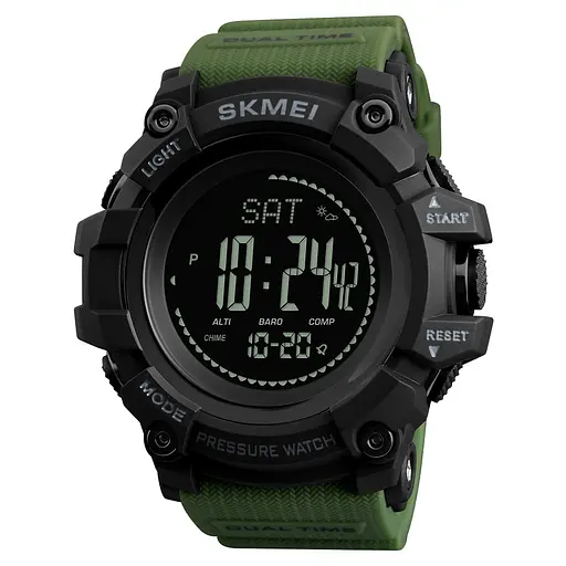 Часы наручные мужские Skmei 1358 Army Green, 1358AG (12275)