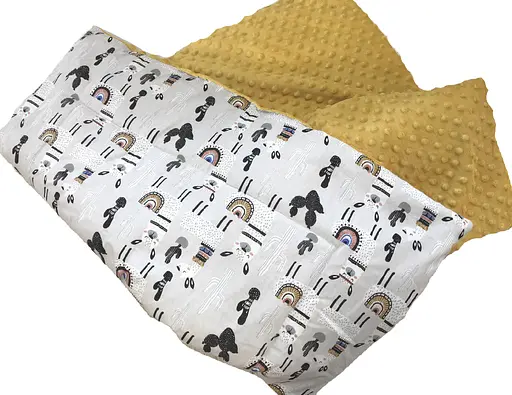 Плед з плюшем Moontime 100x80 см "Лами" - фото 1