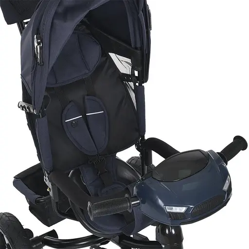 Велосипед детский трехколесный MT 1006-9 темно-синий - фото 3