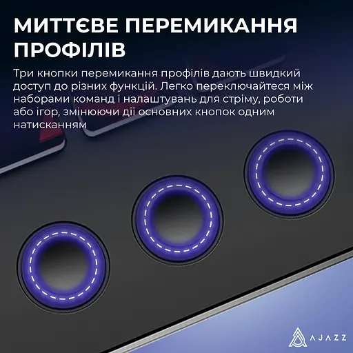 Контролер для стримінгу Ajazz AKP03E USB Black (AKP03E-B) - фото 11
