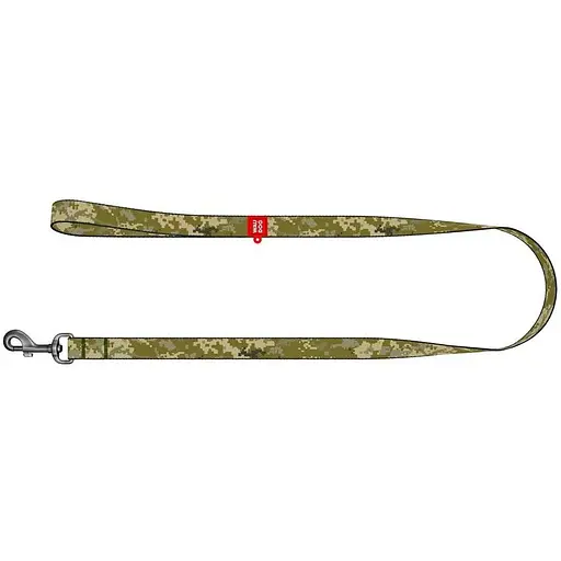 Повідець для собак Waudog Nylon нейлоновий, малюнок "Мілітарі", L-XXL - фото 2