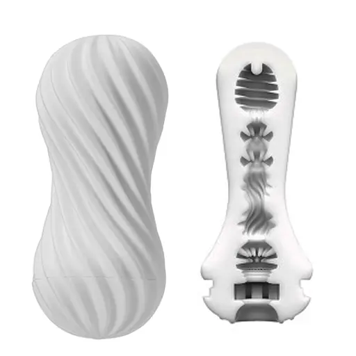 Мастурбатор Tenga Flex Silky White білий - фото 7