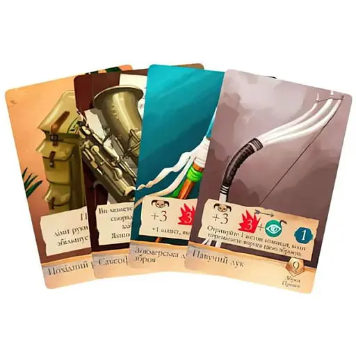 Аксесуар Games 7 Days Набір промо карток до гри Сплячі Боги Sleeping Gods 4 шт. укр. (ВР_СБПРОМ) - фото 1