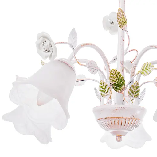Люстра підвісна Brille флористика E27 60W WH (BKL-521S/5) - фото 8