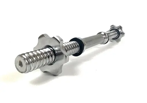 Гантельный гриф EasyFit 40 см Ø 25 мм хромированный (EF-8049) - фото 2