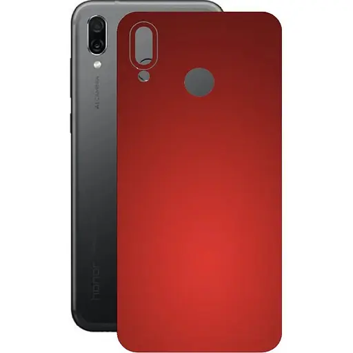Защитная пленка StatusSKIN для Honor Play Корпус Винил красная матовая