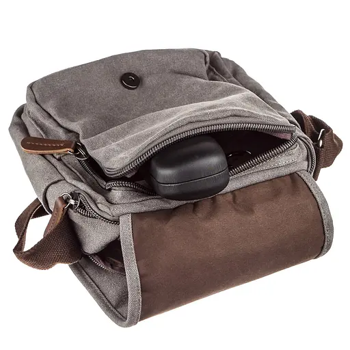 Чоловіча сумка Vintage 27х23,5х8 см 000158601 - фото 4