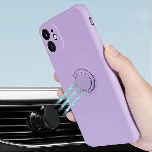 11 pro max бузковий Чохол Rokmym для iPhone 11 Pro Max з рідкого силікону, чохол для iPhone 11 Pro Max - фото 2