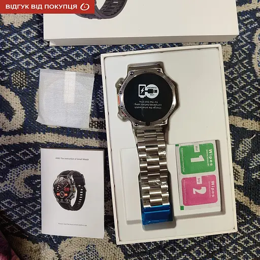 Годинник Smart Surf X Pro Silver Grey, 2 ремінця - фото 15