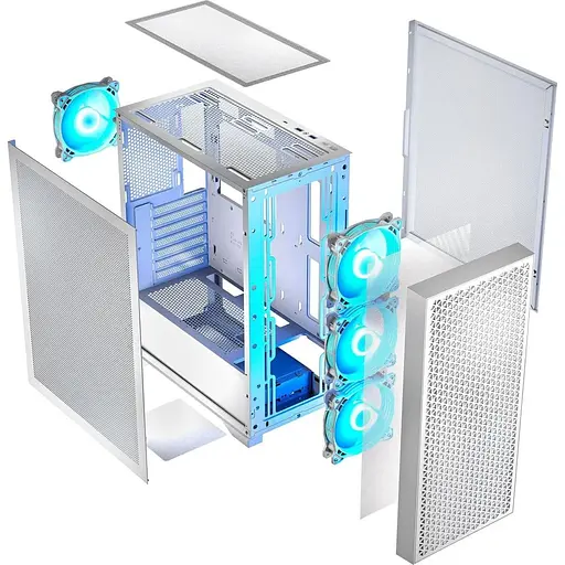 Корпус LogicConcept DART PRO ARGB WHITE MESH без БП (AT-DART-PRO-ARGB-20) - фото 5