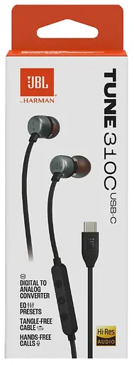 Гарнитура Tune 310C USB-C Black JBL teh0026550 - фото 2