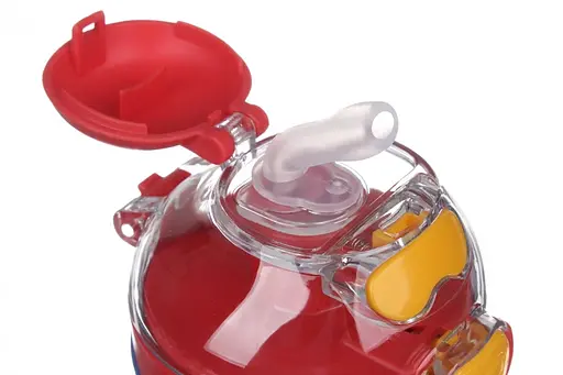 Пляшка дитяча LaPrida пластикова 550 мл з трубочкою регульований ремінць (20 см х 7 см) 67-4773 - фото 2