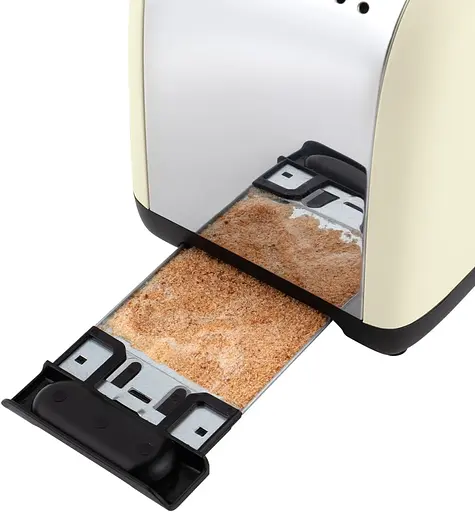 Тостер Russell Hobbs Colours Plus 1600 Вт нержав. подогрев разморозка бежевый - фото 7