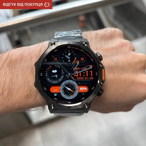 Часы Smart Surf X Pro Black Rubber, 2 ремешка - фото 34