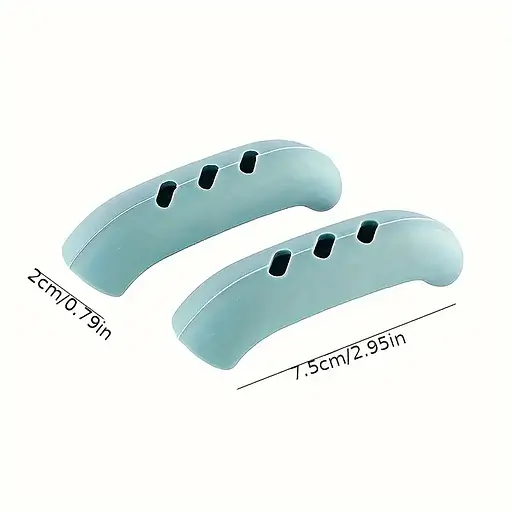 Силиконовые накладки прихватки для горячих ручек кастрюли и сковороды (набор из 2 шт.), Kitchen Master Серый 87268 - фото 6