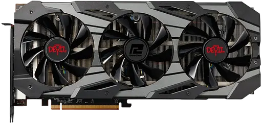 Видеокарта AMD Radeon RX 5700 XT 8GB Power Color Red Devil (AXRX 5700XT 8GBD6-3DHE/OC) Б/У - фото 1