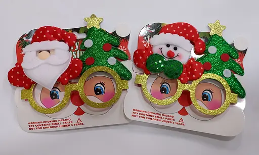 Окуляри новорічні "Ялинка" 8037ЛК, у пакеті (6901260280376) Микс - фото 1