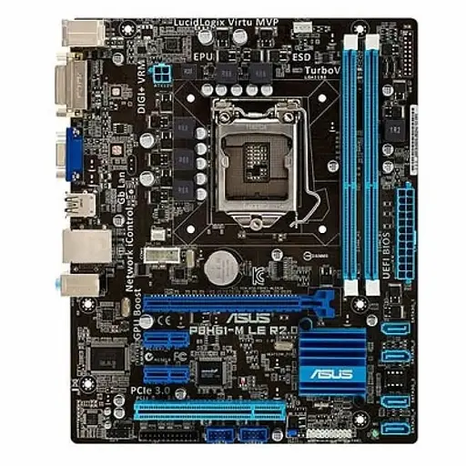 Материнская плата ASUS P8H61-M LE (P8H61-M LE) (Socket 1155, Intel H61, Micro-ATX) Б/у - фото 1