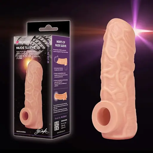 Насадка на член Kokos Nude Sleeve NS 001 L - фото 3