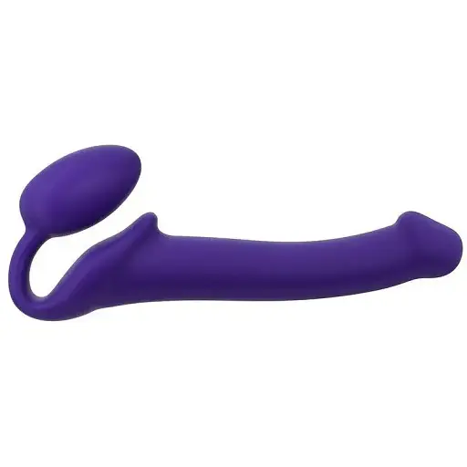 Безремневий страпон Strap-On-Me Violet M повністю регульований діаметр 3.3 см