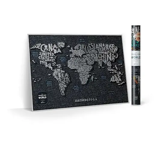 Скретч карта мира 1DEA.me Travel Map Letters World (13042) - фото 2