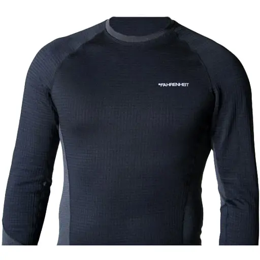 Термокофта Fahrenheit Power Grid MultiZone S/R Graphite Black - фото 2